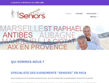 Tablet Screenshot of le-salon-des-seniors.fr